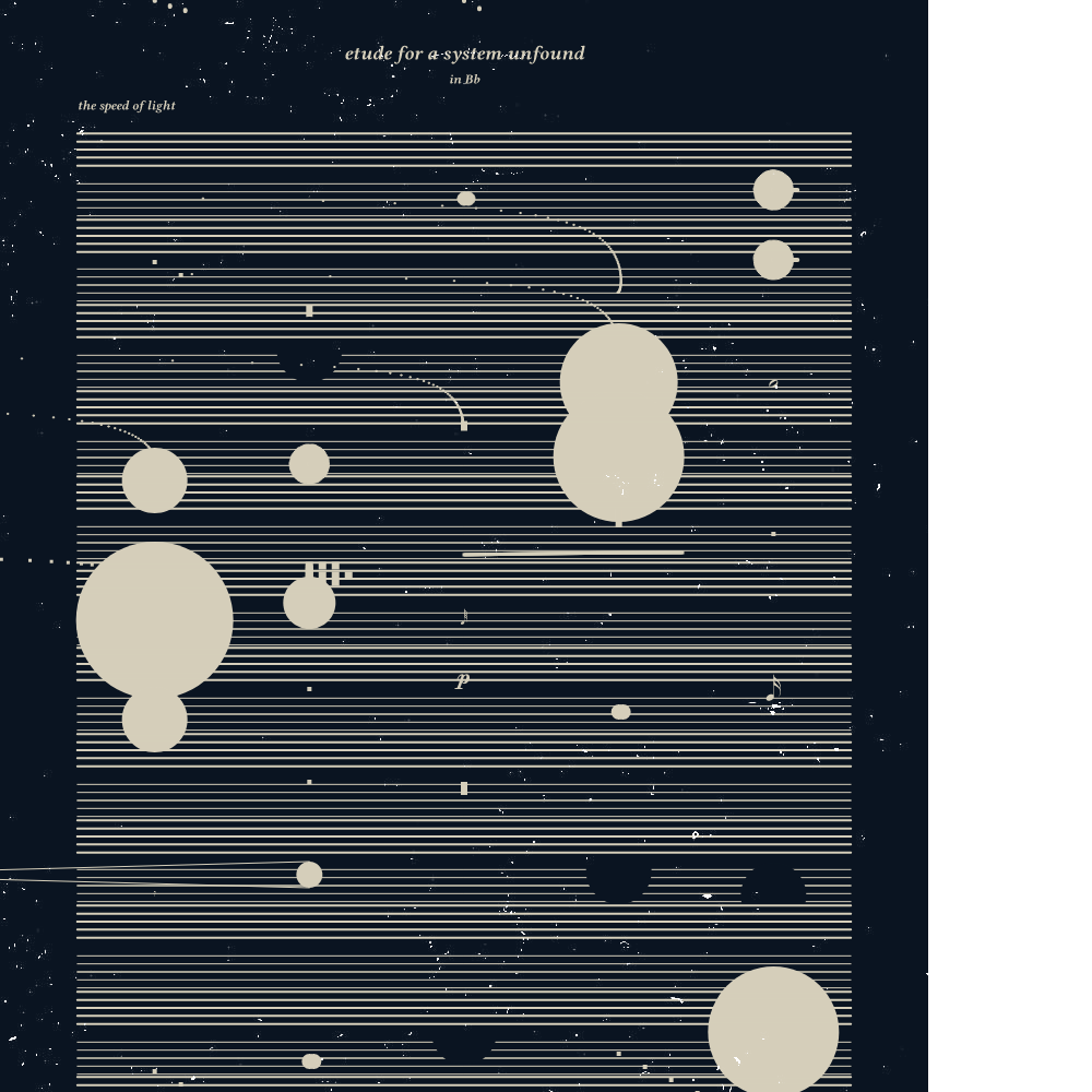 etude for a system unfound #85