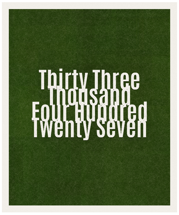 Count #33427