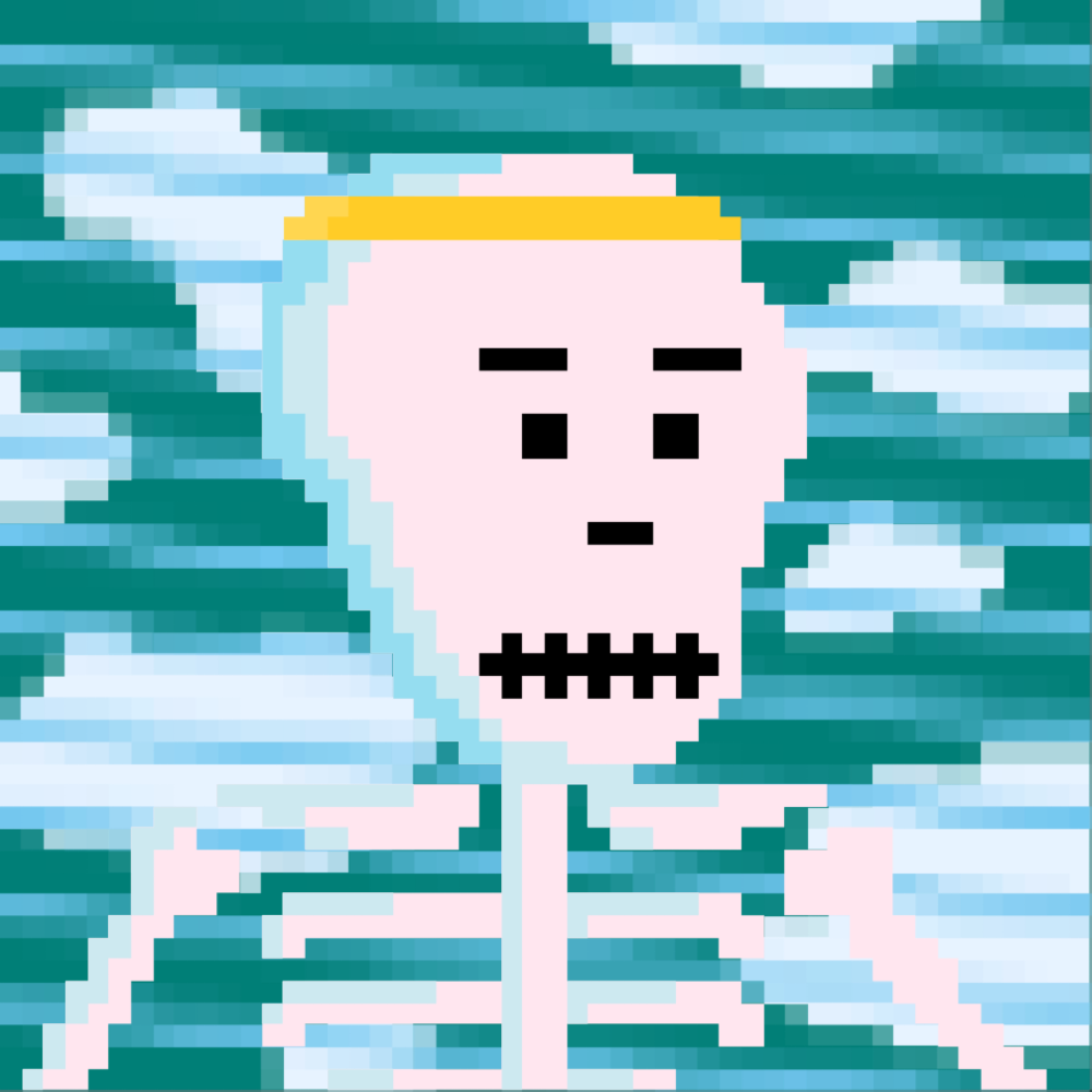 PIXEL SKULLETTI 1 #246