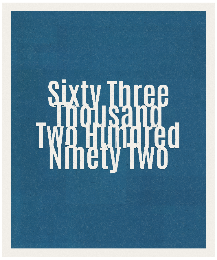 Count #63292