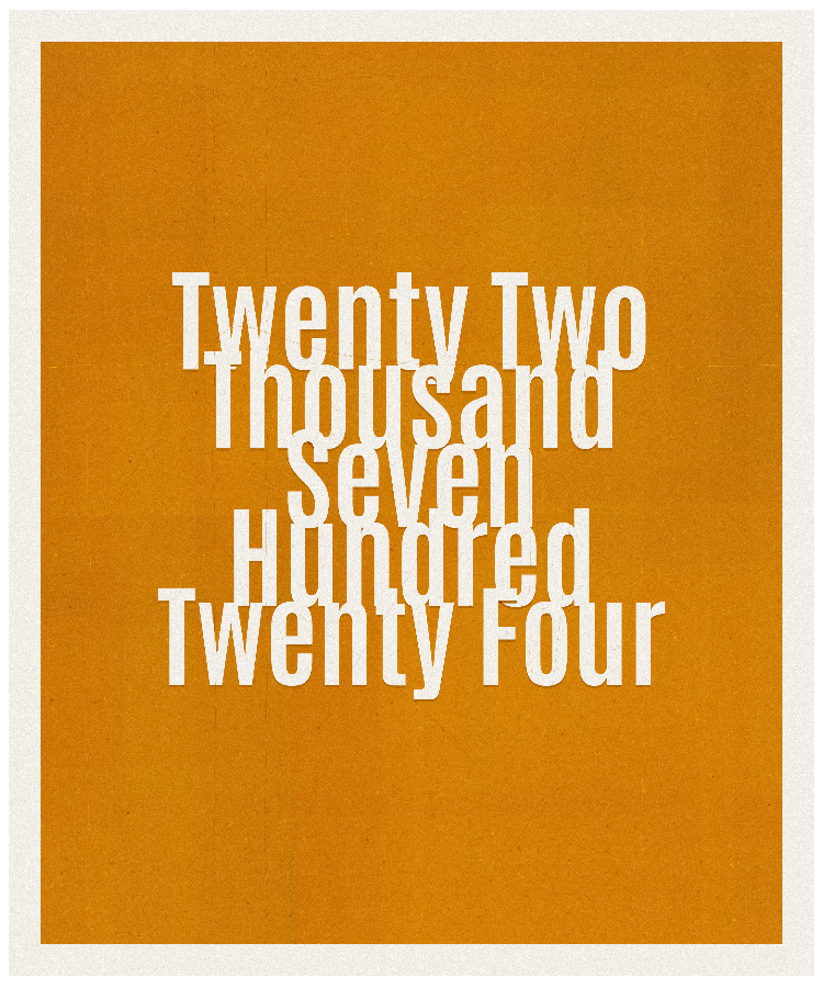 Count #22724