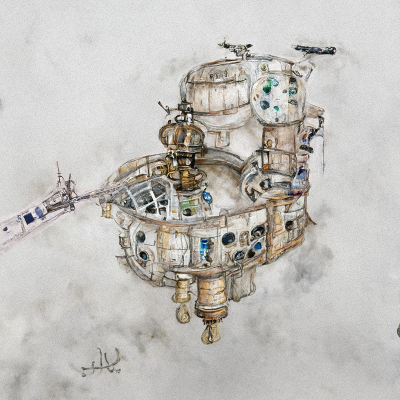 Utopian Space Castles #1