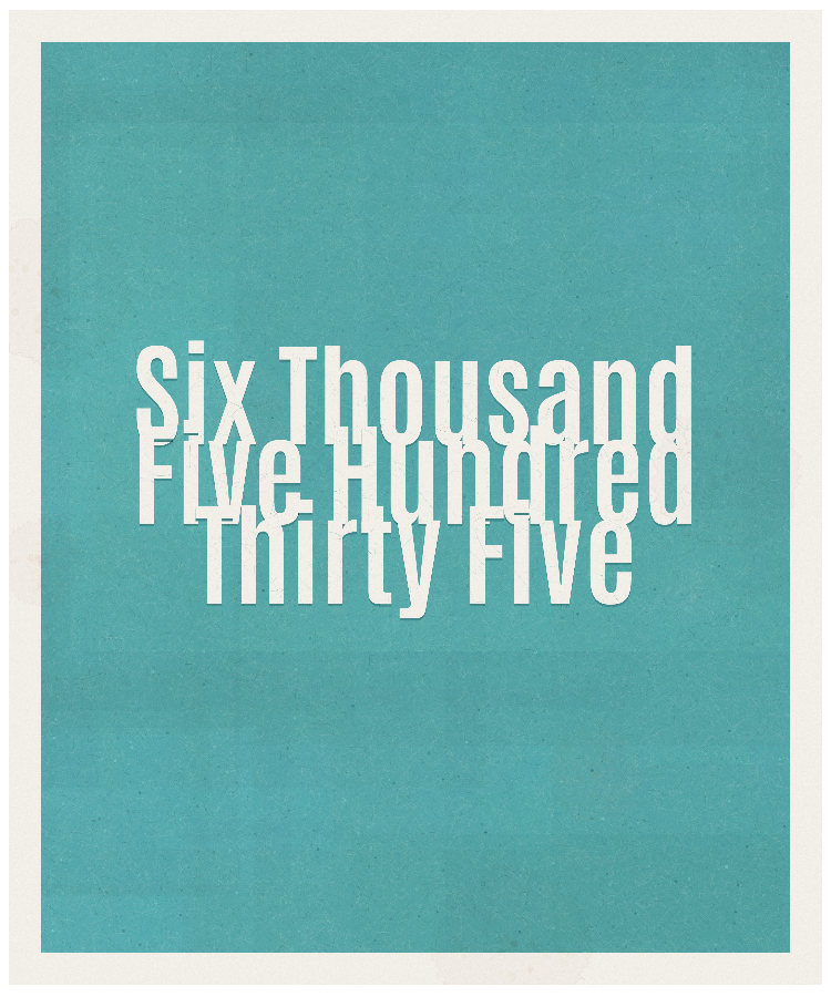 Count #6535