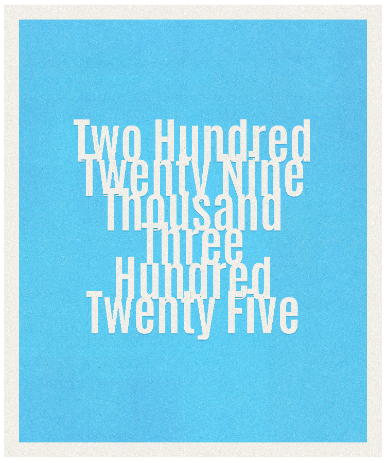 Count #229325