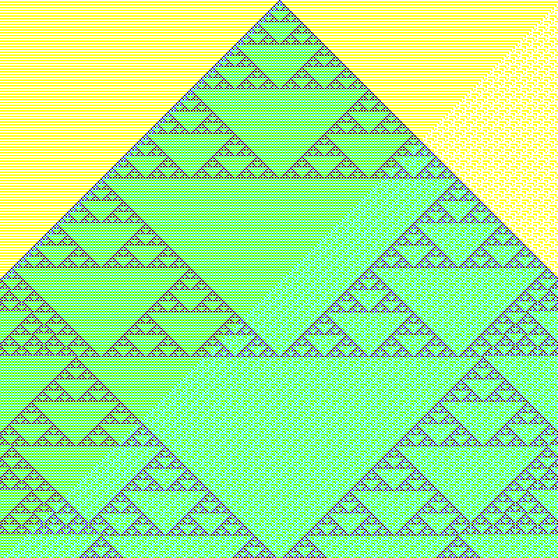 RGB Elementary Cellular Automaton #356