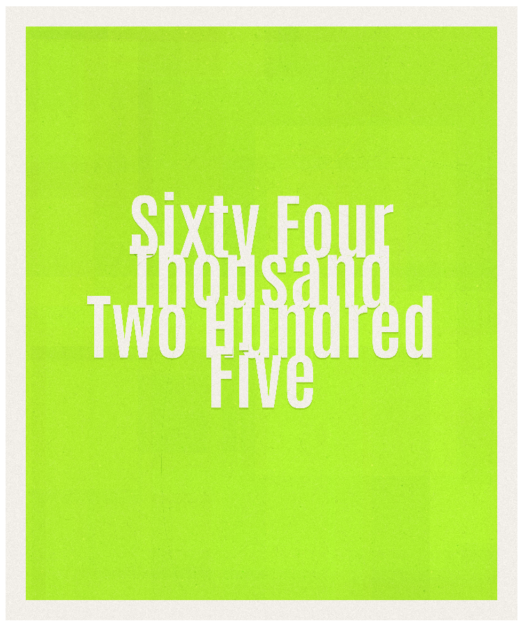 Count #64205