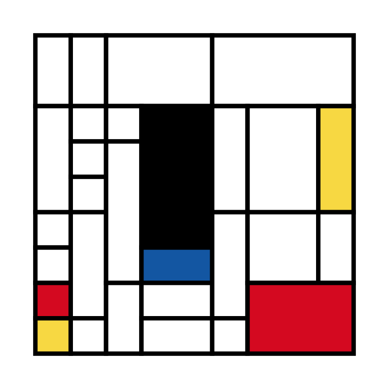 Mondrian squares #25