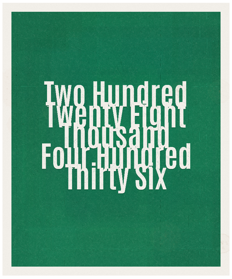 Count #228436