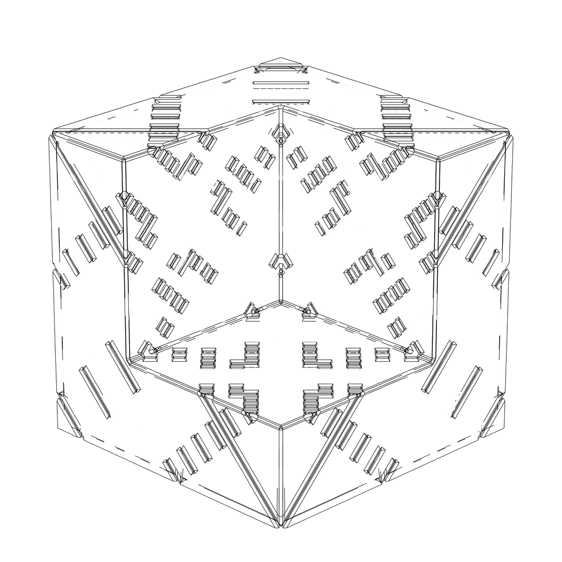 LL21 Alien Art Cube #480