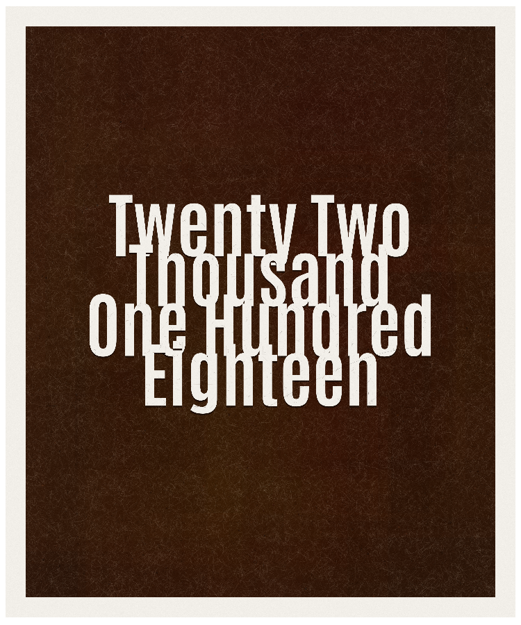 Count #22118
