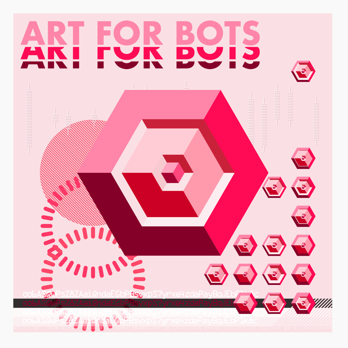 Hexagones - Art forBots forHumans forPrint #17