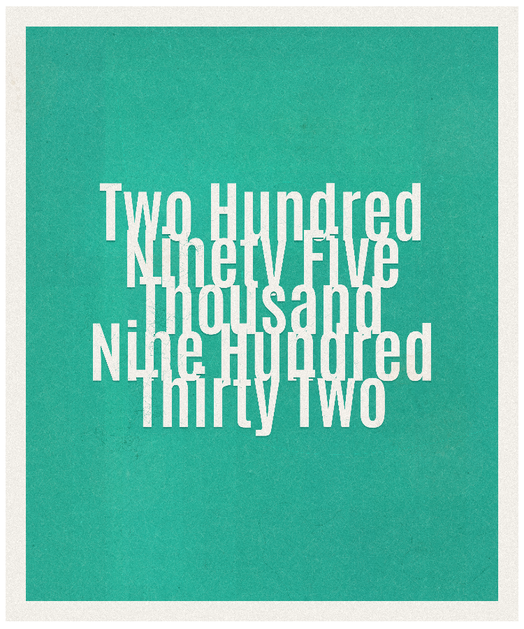 Count #295932