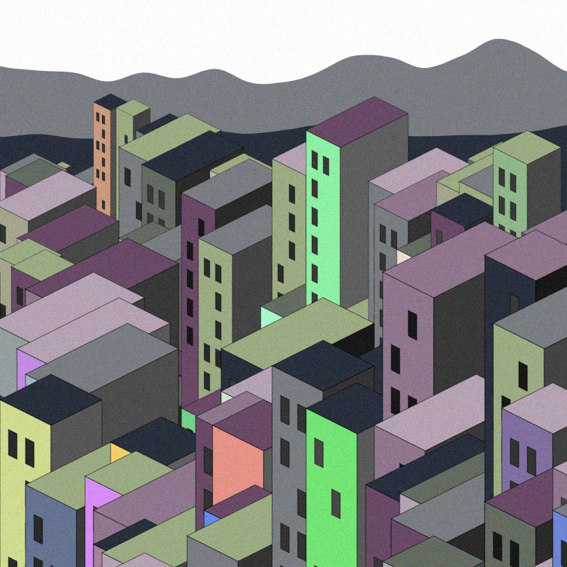 Coloured City #100