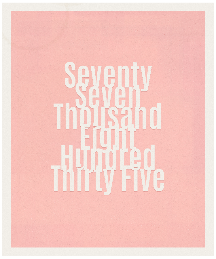 Count #77835