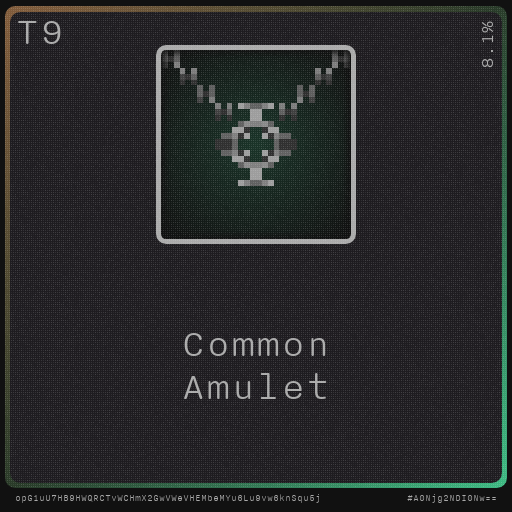 Gear for your quests - Amulet #69