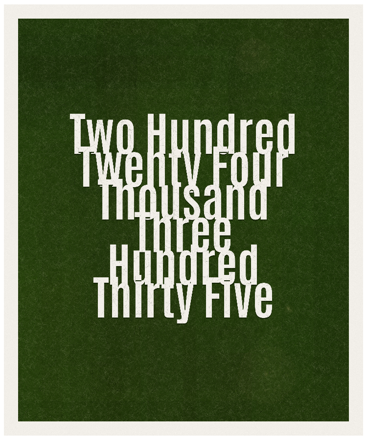 Count #224335