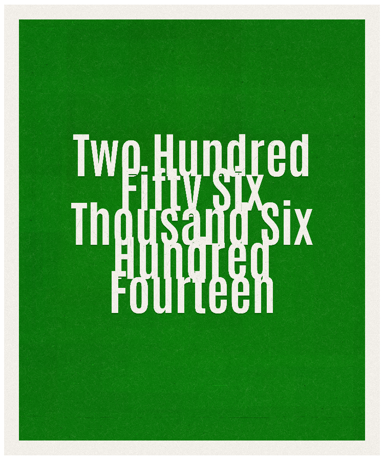 Count #256614