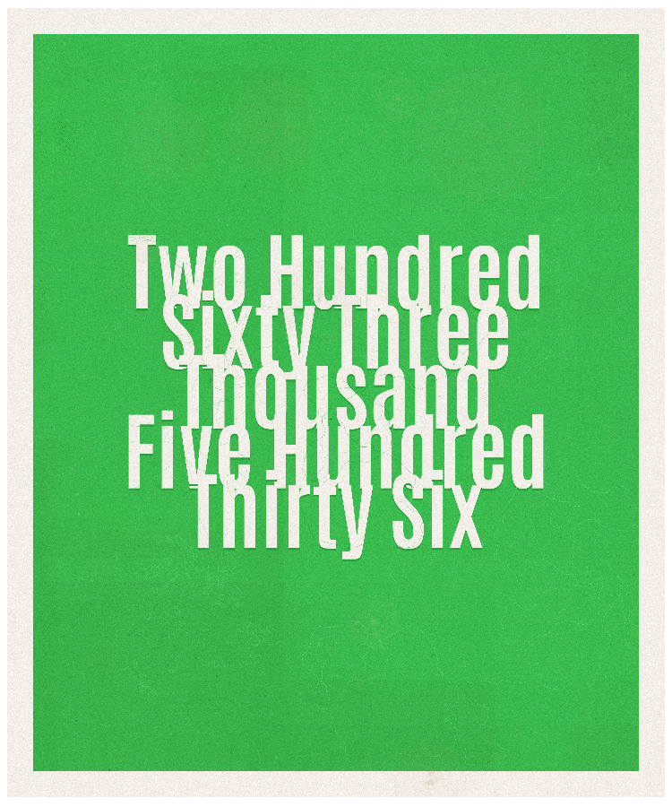 Count #263536