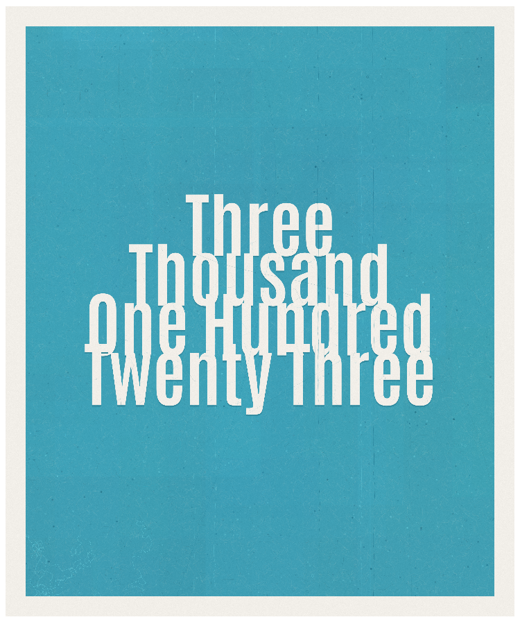 Count #3123