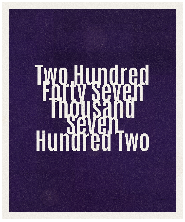 Count #247702