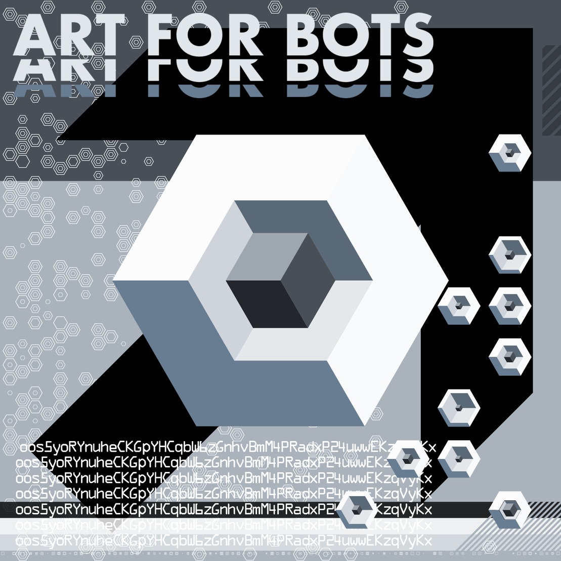 Hexagones - Art for Bots for Humans #62