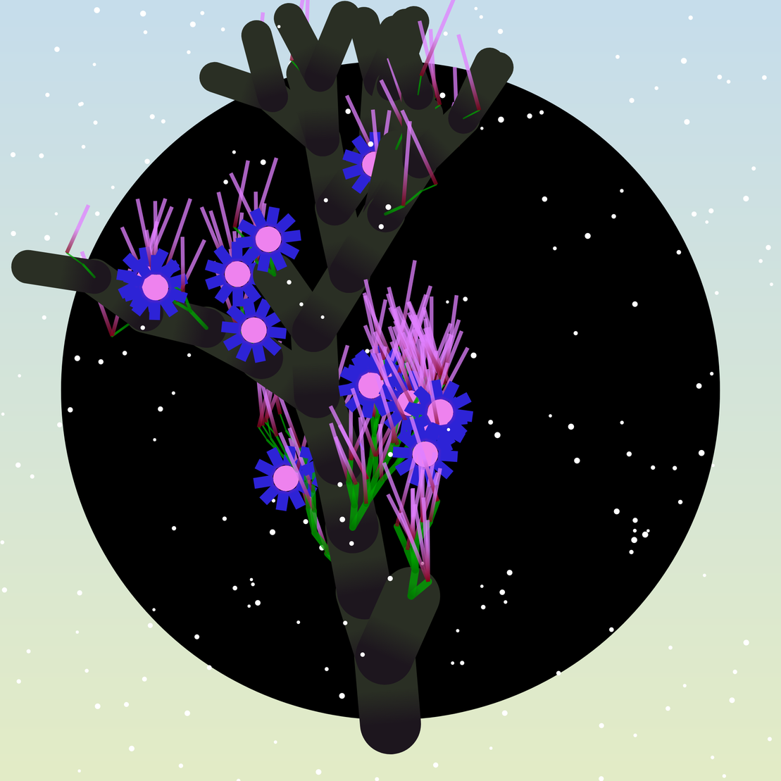 Some generative winter trees #17