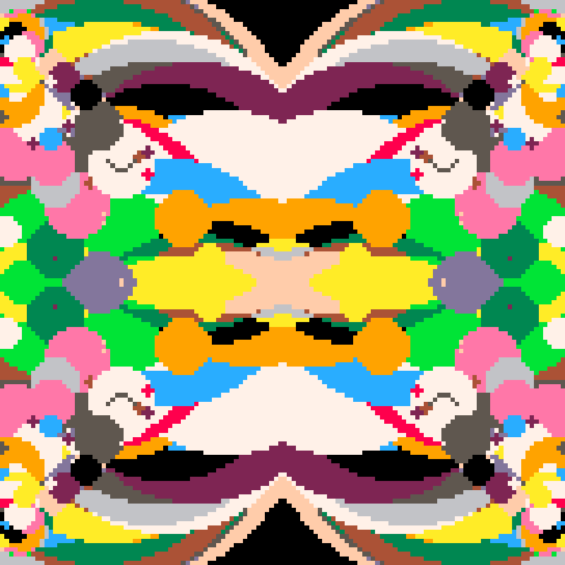 Rapid Psychedelic Inkblot Test Generator #10