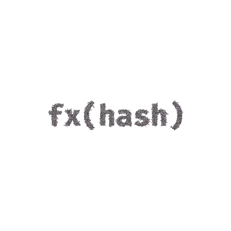 FXHASH Logo with Features #167