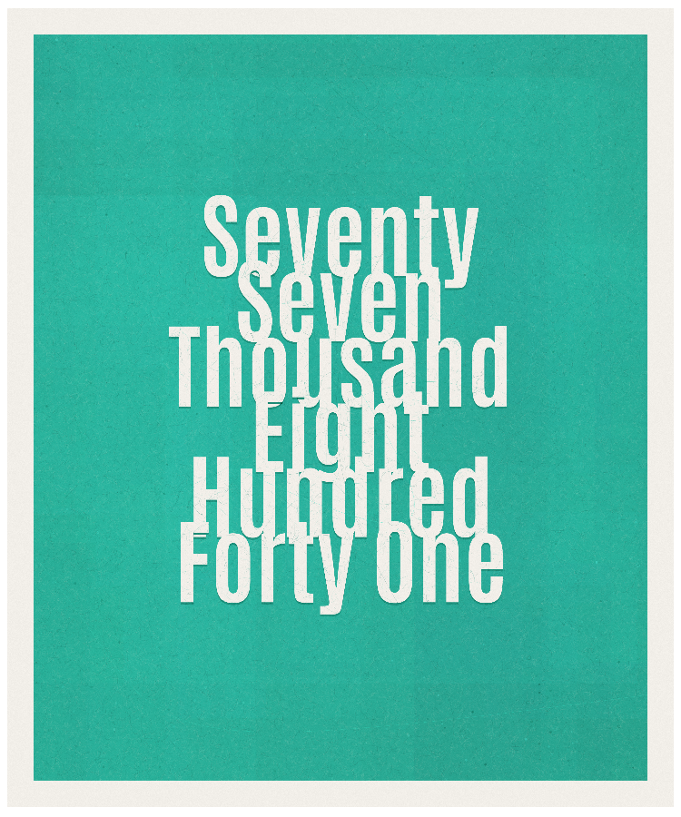 Count #77841