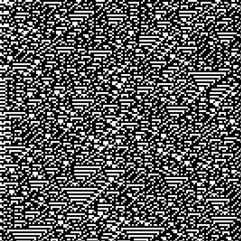 Colored Elementary Cellular Automaton #235