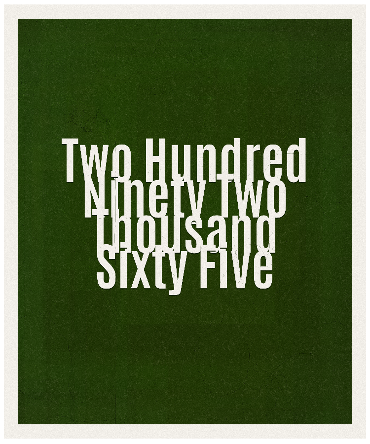Count #292065