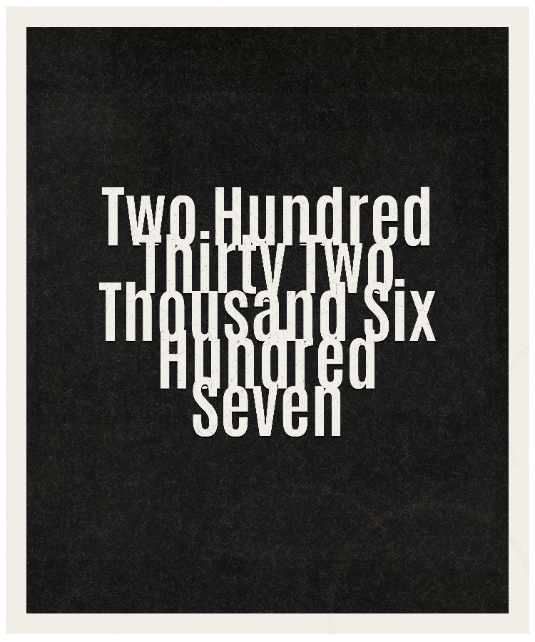 Count #232607