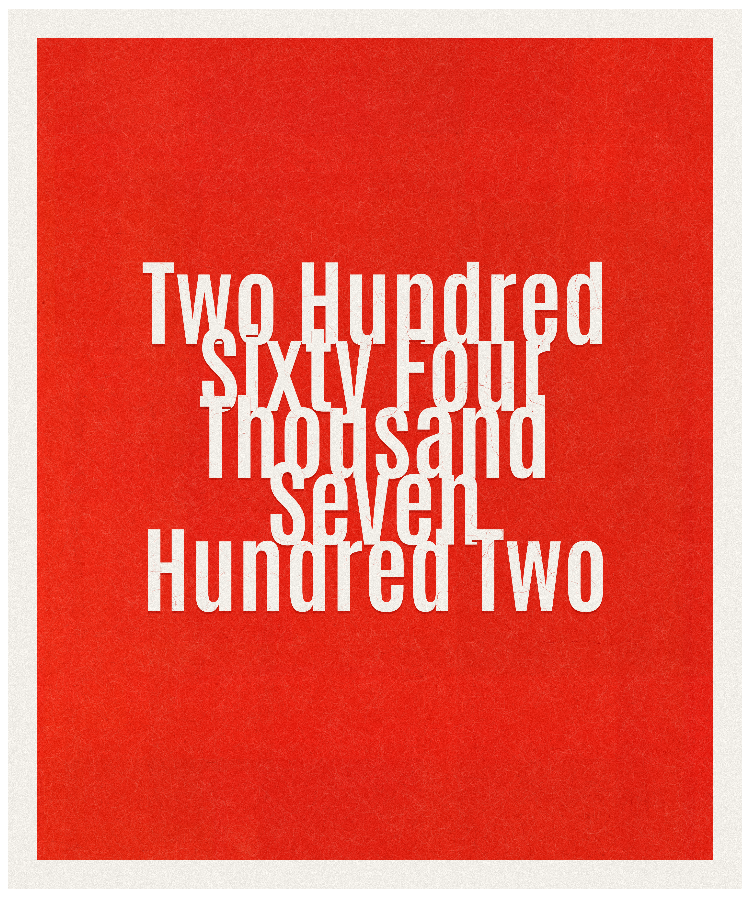 Count #264702