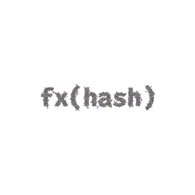 FXHASH Logo with Features #176