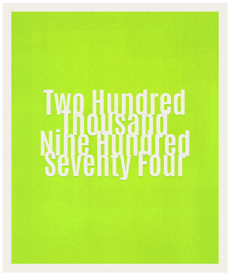 Count #200974