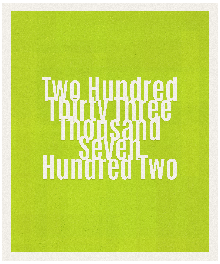 Count #233702