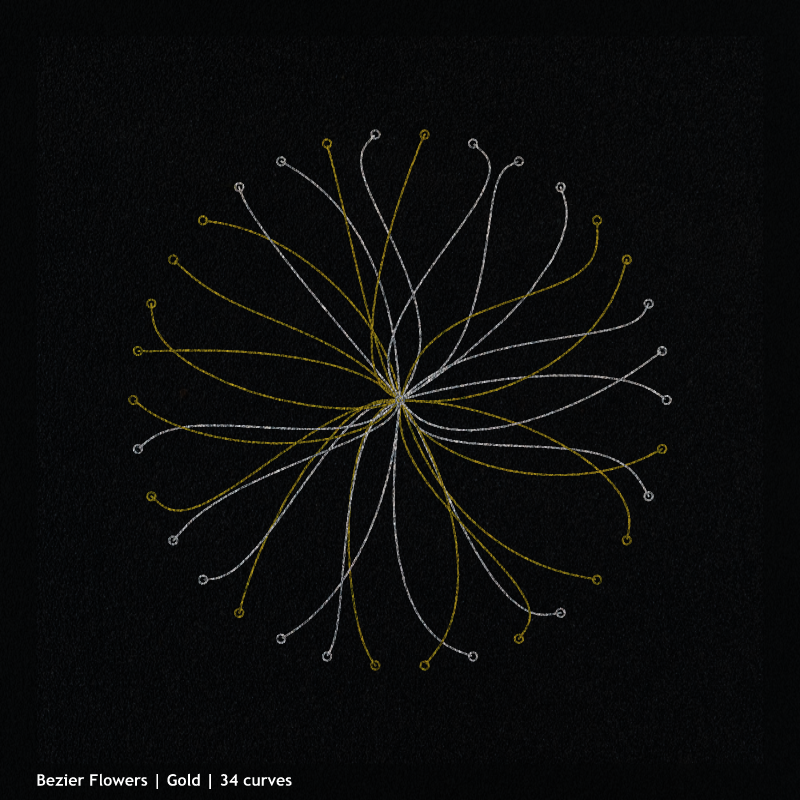 Bezier Flowers