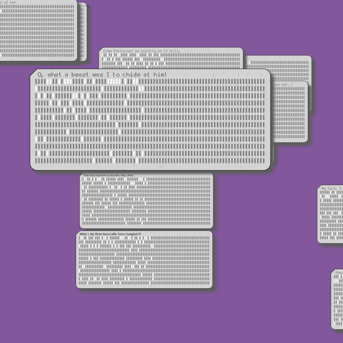 Romeo and Juliet on Punched Cards (Free) #47