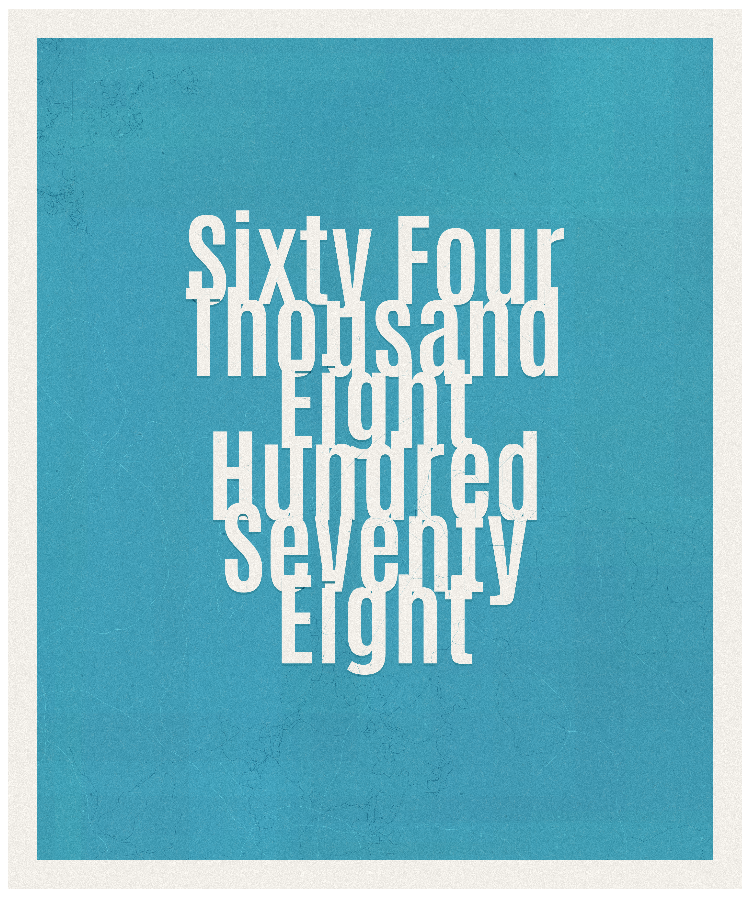 Count #64878
