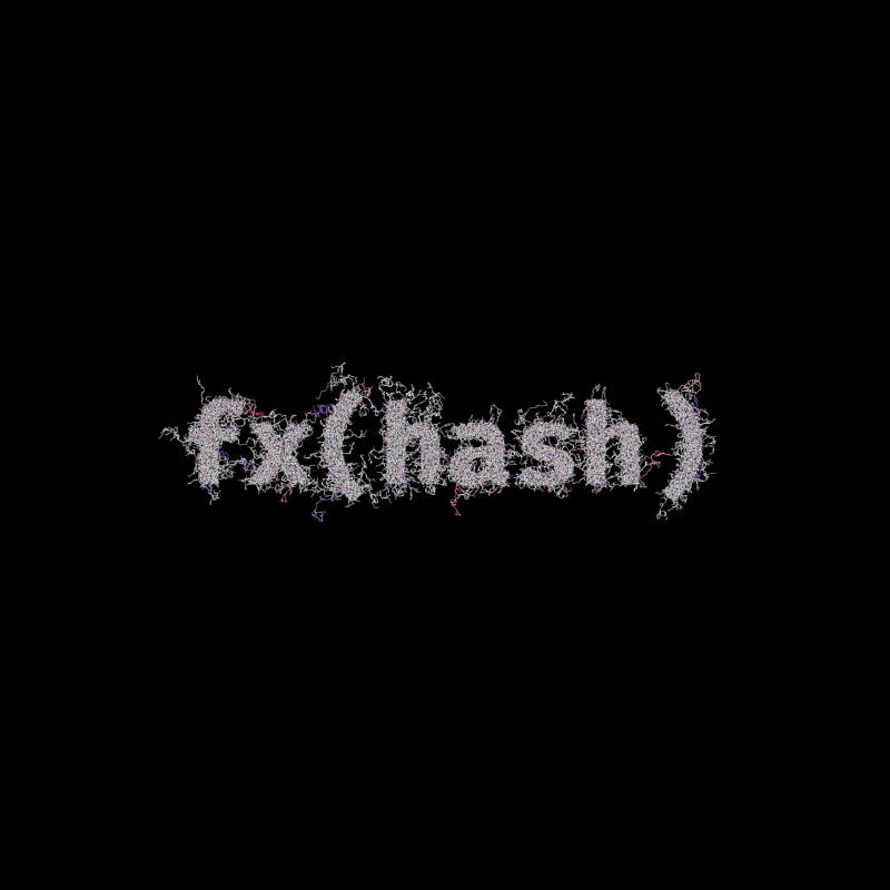 FXHASH Generative Logo #48