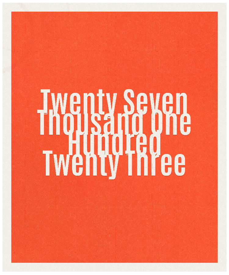Count #27123