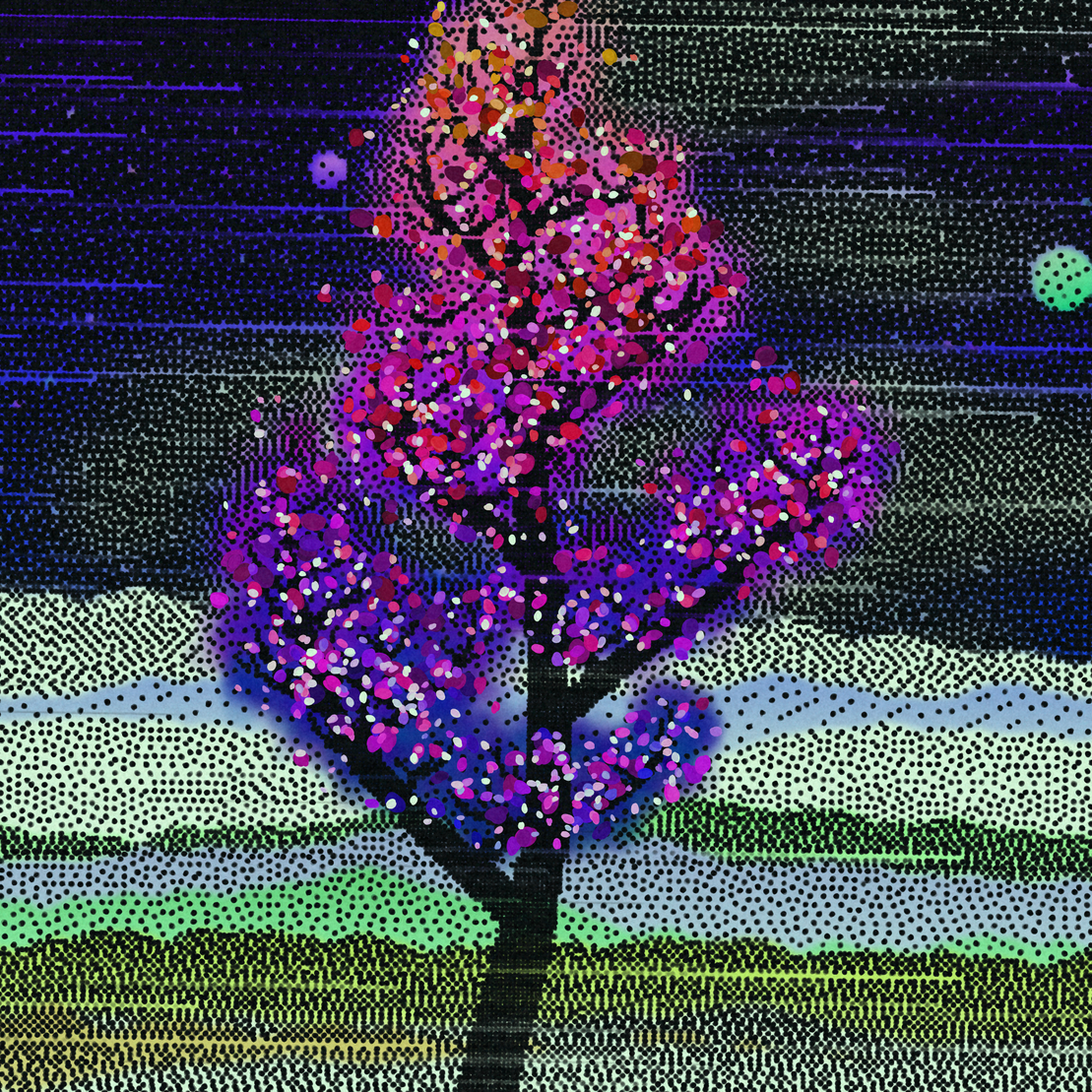 Dithered Branches #206