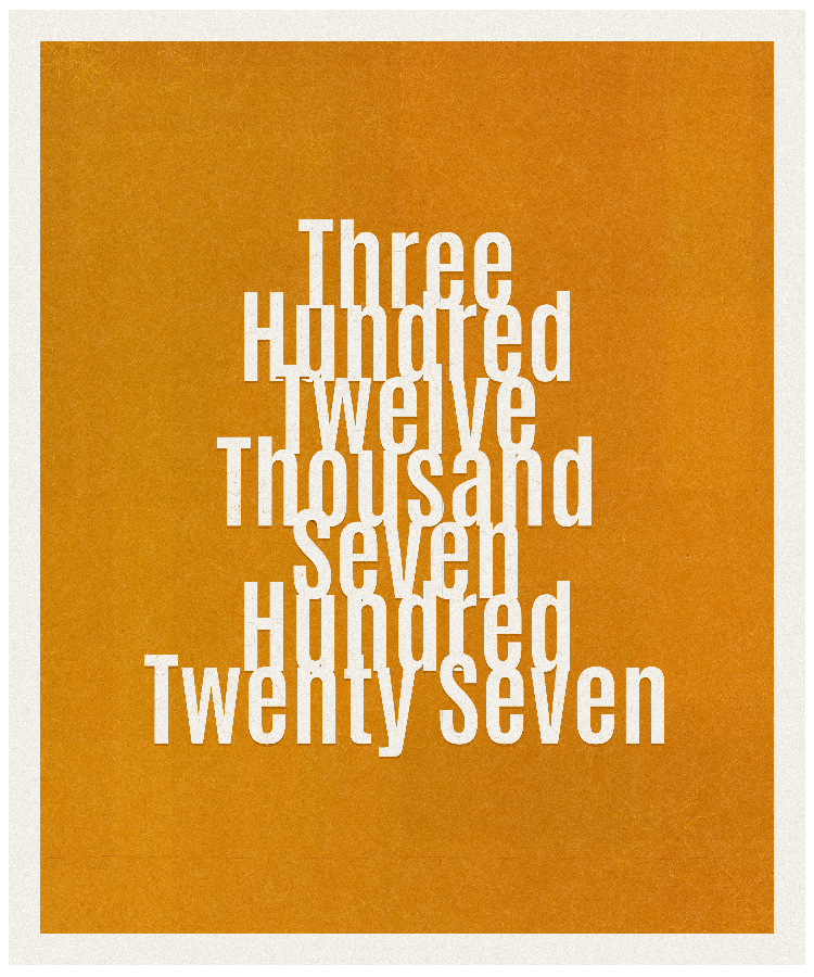 Count #312727