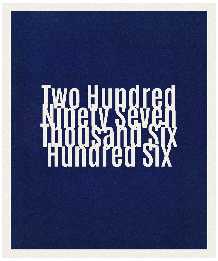 Count #297606