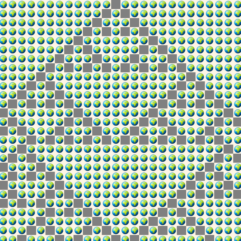 Elementary Cellular Emoji Automata #237