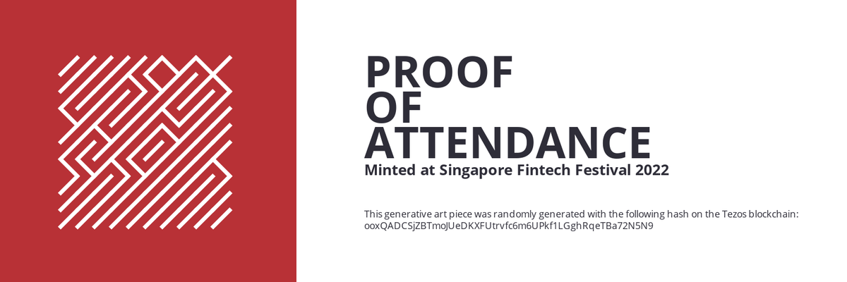 SFF2022 Proof of Attendance Token #296