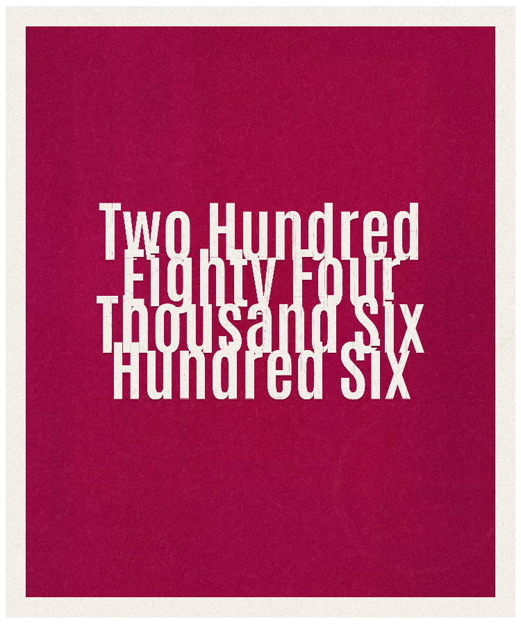 Count #284606