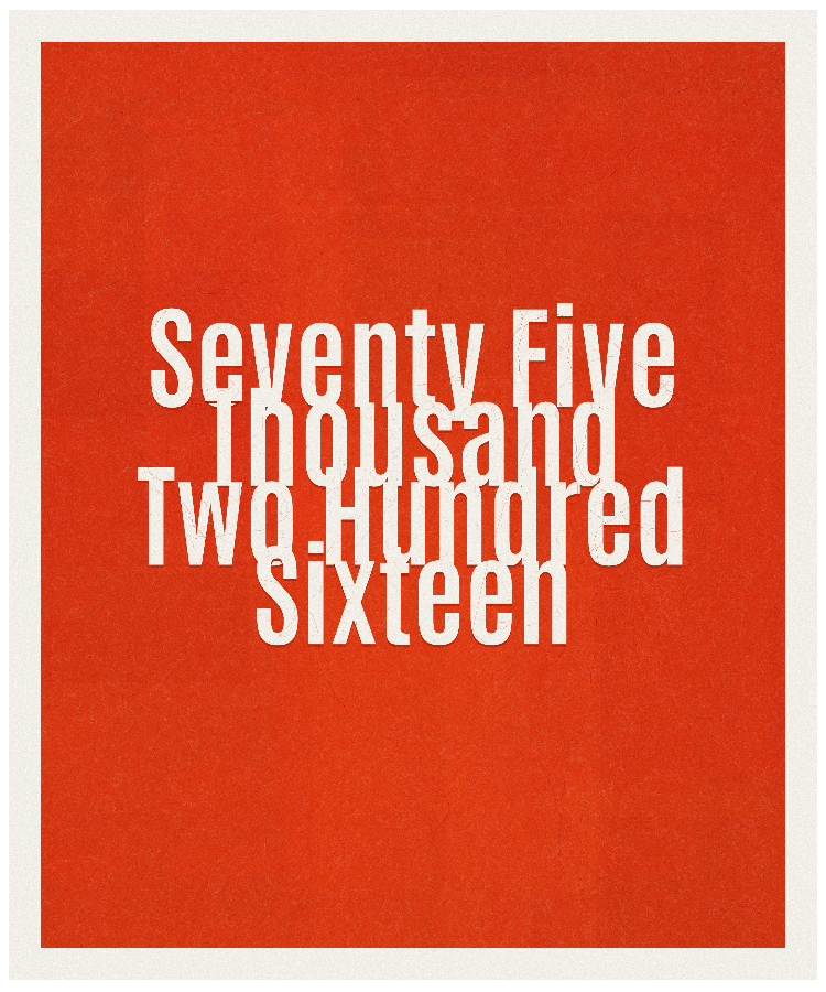 Count #75216