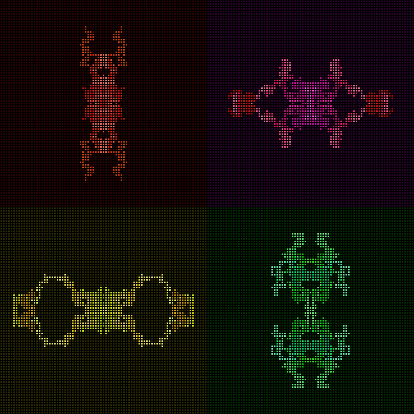 Dither Creatures 2x2 #105