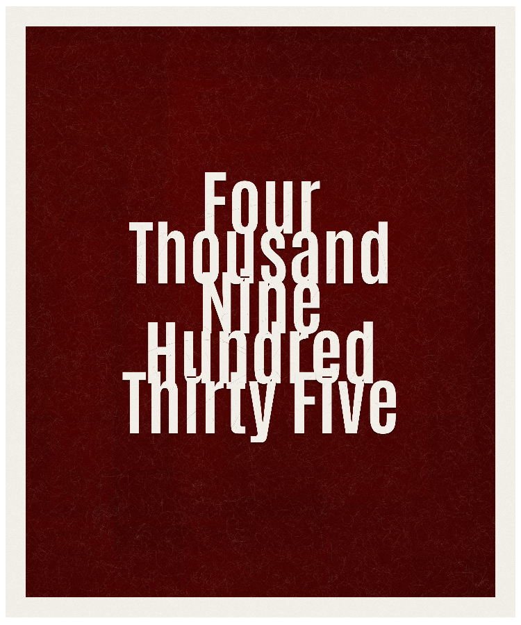 Count #4935